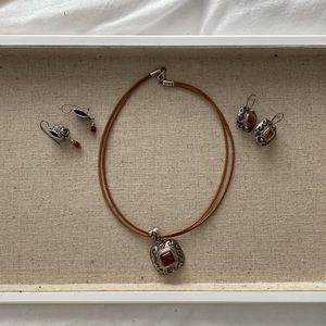 Three piece silpada brown set